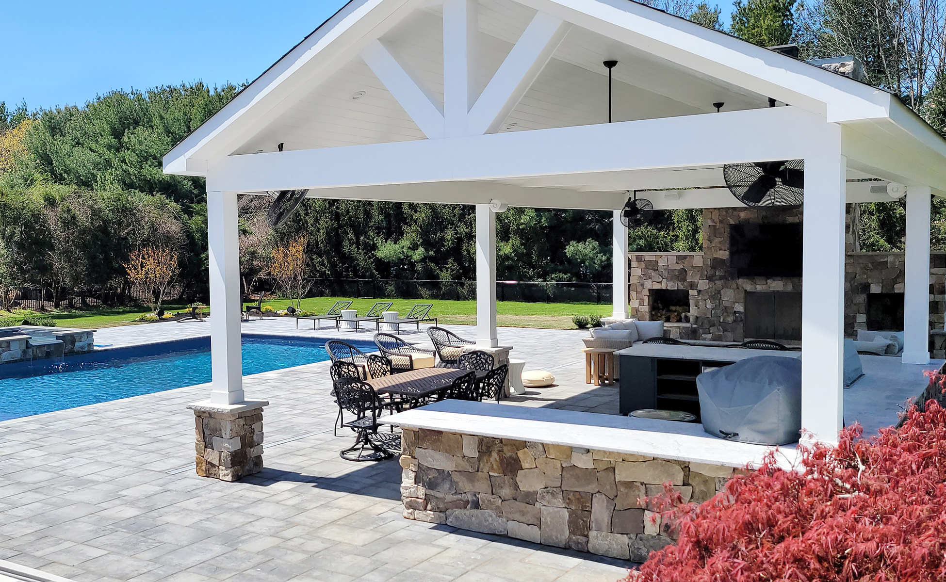Exterior Remodeling Project in Colts Neck in Monmouth County NJ by Rasinski Construction