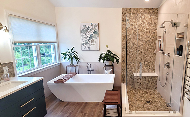 Bathroom Remodeling Project in Upper Freehold in Monmouth County NJ by Rasinski Construction