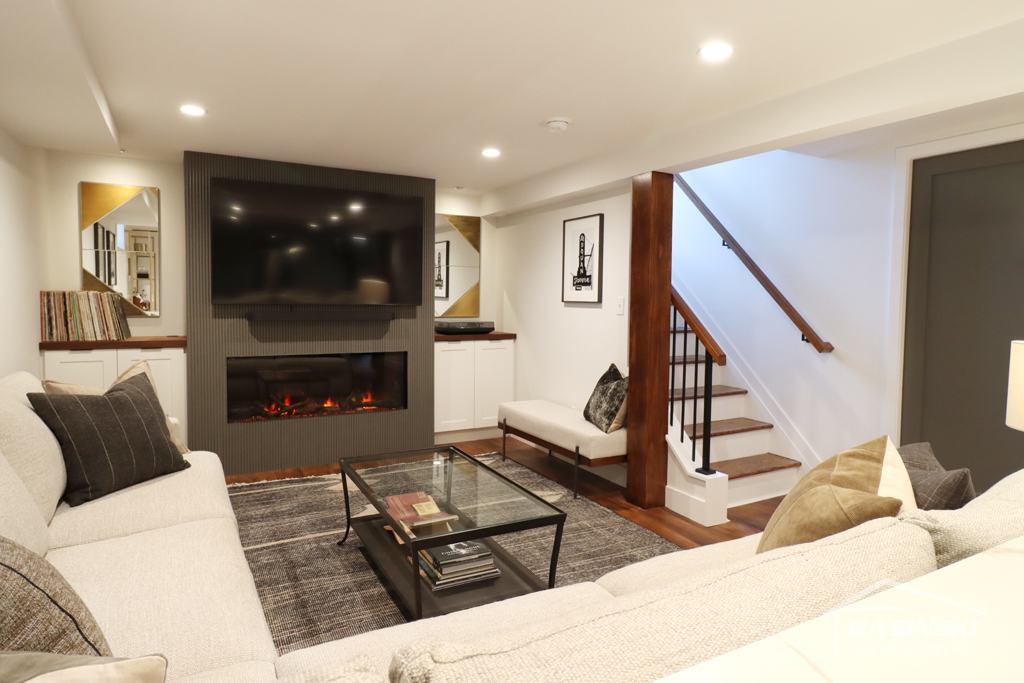 Ocean County NJ basement remodeled by Rasinksi Construction | RasinskiConstructionNJ.com