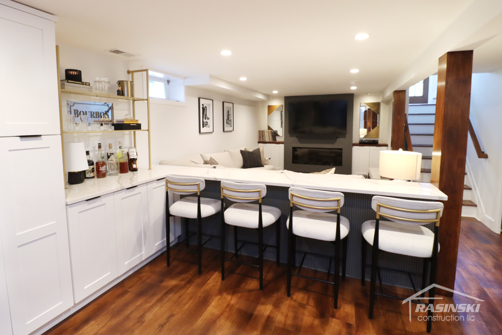 Ocean County NJ basement remodeled by Rasinksi Construction | RasinskiConstructionNJ.com