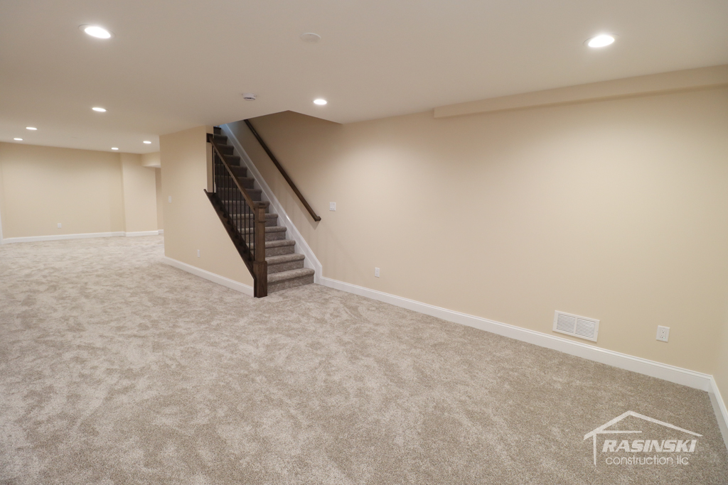 Mercer county NJ finished basement project by Rasinski Construction | RasinskiConstructionNJ.com